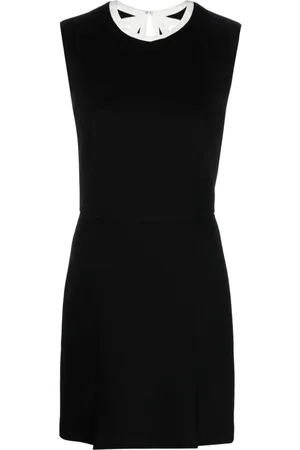 Msgm Vestido corto sin mangas con abertura