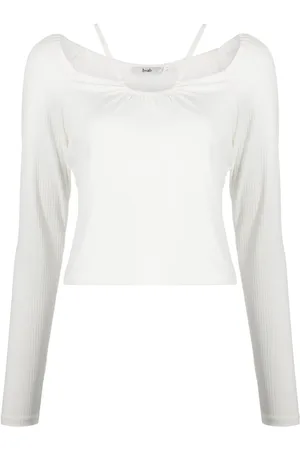 B+AB Top con detalle fruncido