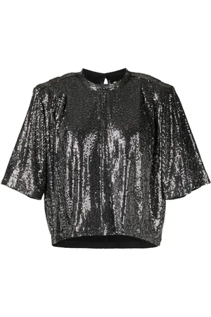 Marant Etoile Blusa Delfi con strass