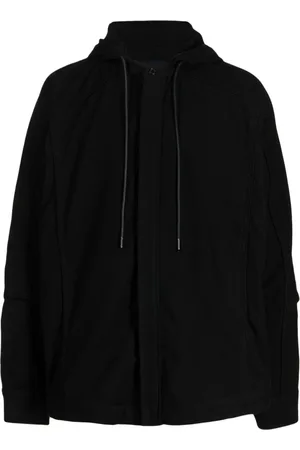 JUUN.J Drawstring-hood cotton-blend shirt
