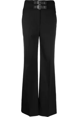 Moschino Pantalones acampanados con hebilla doble