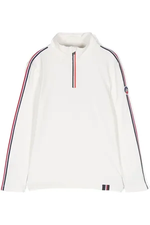 Fusalp Kids Jersey con rayas en contraste y logo