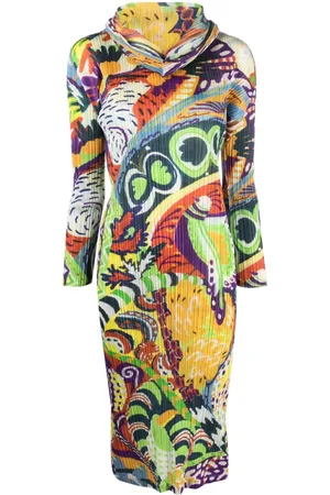 PLEATS PLEASE ISSEY MIYAKE Vestido midi Snowrunner