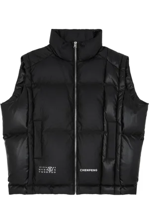 Maison Margiela Chaleco acolchado con logo de x Chen Peng