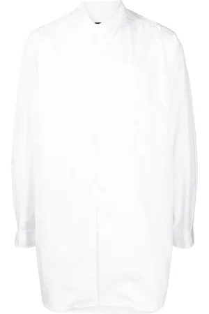 YOHJI YAMAMOTO Collarless cotton shirt
