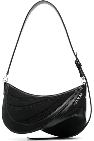 MUGLER Bolso de hombro Spiral Curve 01 con relieve