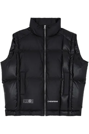Maison Margiela Chaleco acolchado con logo de x Chen Peng