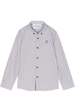 Trussardi Camisa con logo bordado