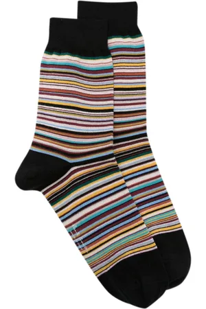 Paul Smith Calcetines a rayas con logo estampado
