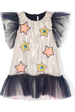 Billieblush Vestido con parches de estrellas