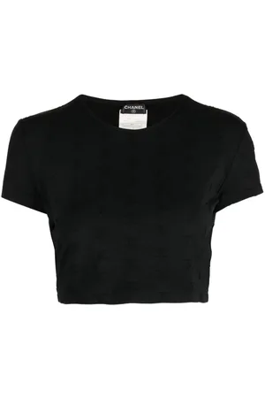 CHANEL Camiseta Coco bordada 1997