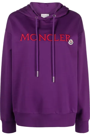 Moncler Sudadera con capucha y logo bordado