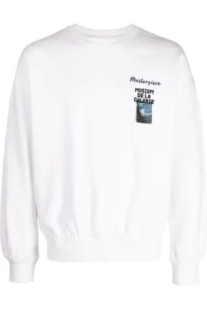Musium Div. Sudadera con pintura estampada