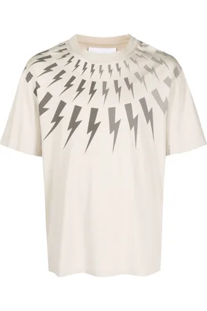 Neil Barrett Camiseta con estampado Thunderbolt