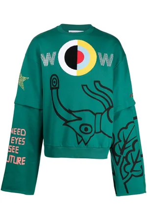 WALTER VAN BEIRENDONCK Sudadera con aplique Target