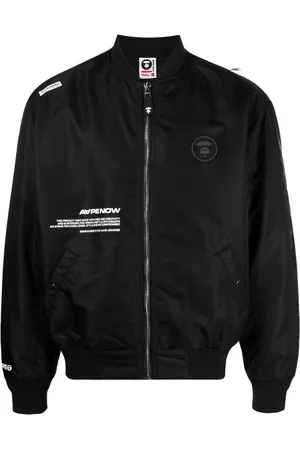 A Bathing Ape Chaqueta bomber con parche del logo
