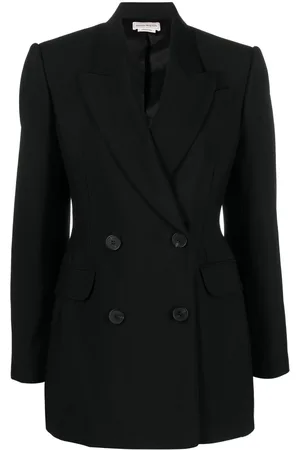 Alexander McQueen Blazer con doble botonadura