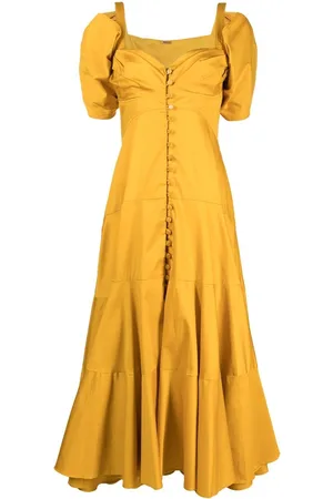 Cult Gaia Vestido midi con aberturas