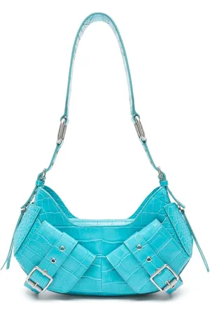 BIASIA Bolso de hombro Y2K con efecto de piel de cocodrilo