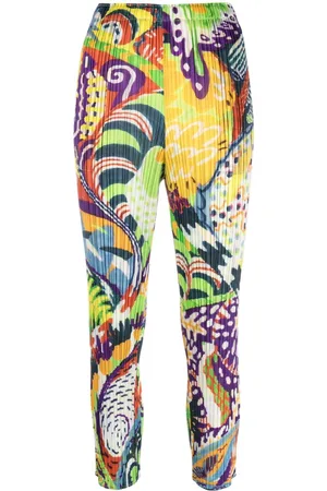 PLEATS PLEASE ISSEY MIYAKE Pantalones Snowrunner con estampado gráfico