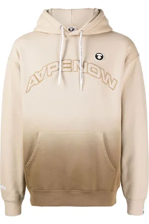 A Bathing Ape Sudadera con capucha y logo bordado