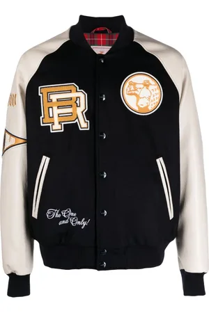 Baracuta Chaqueta bomber con detalle de parche