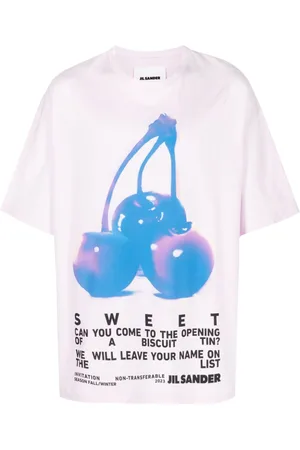 Jil Sander Camiseta con eslogan