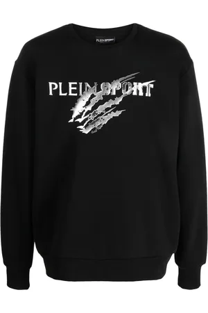 Philipp Plein Sudadera con logo estampado LS Scratch