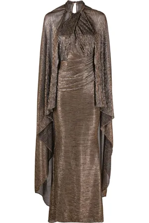 TALBOT RUNHOF Vestido de fiesta drapeado