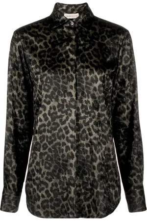 BLANCA Camisa con estampado de leopardo