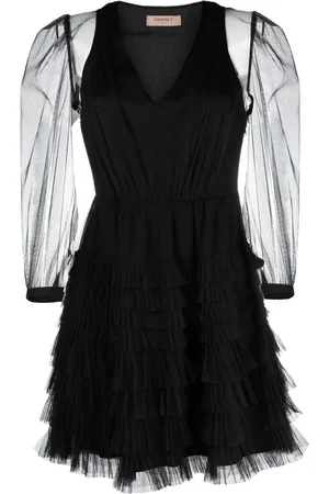 Twin-Set Vestido corto con volantes