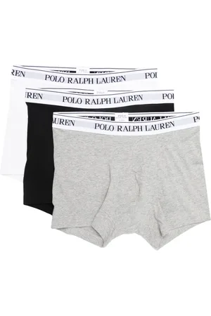 Ralph Lauren Set de tres calzoncillos con logo en la cinturilla