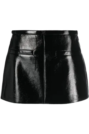 Courrèges Minifalda brillante