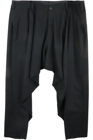 YOHJI YAMAMOTO Pantalones con tiro caído