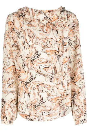 Isabel Marant Blusa con estampado jaspeado Tiphaine