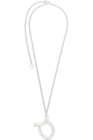 Jil Sander Collar en plata con colgante del zodiaco
