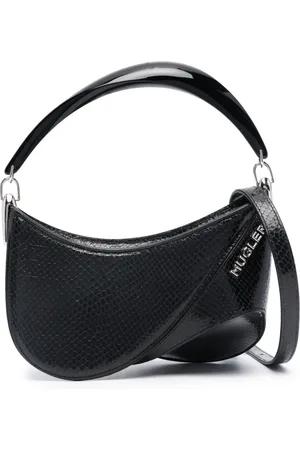 MUGLER Bolso de hombro con placa del logo