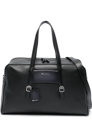 santoni Bolso de viaje con logo estampado