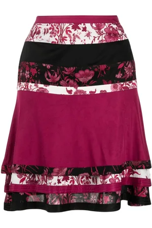 Gucci Minifalda con estampado floral
