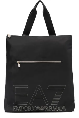 EA7 Bolso shopper con logo estampado