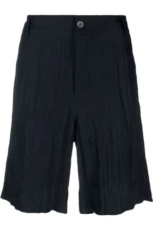 Giorgio Armani Bermudas anchas con diseño arrugado