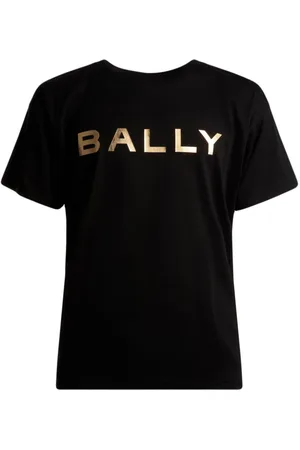 Bally Camiseta con logo metalizado