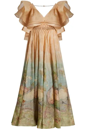 ZIMMERMANN Vestido de fiesta con estampado Lyrical Endormes