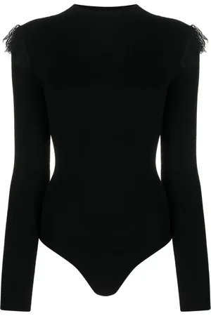 Twin-Set Body de canalé con tul