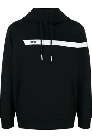 HUGO BOSS Sudadera con capucha y logo estampado