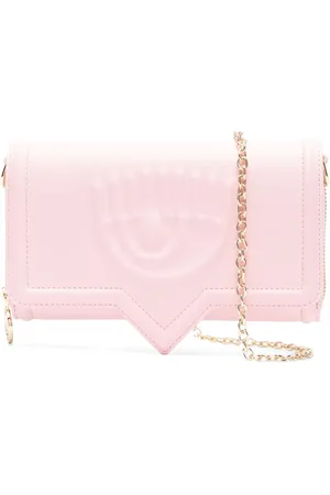 Chiara Ferragni Bandolera Eyelike pequeña con logo en relieve