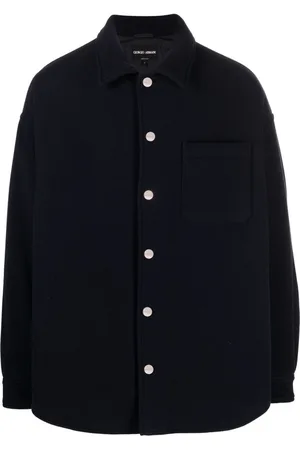 Giorgio Armani Sobrecamisa de fieltro