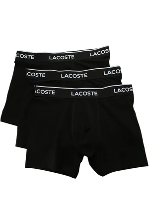 Lacoste Pack de tres bóxeres con logo en la cinturilla