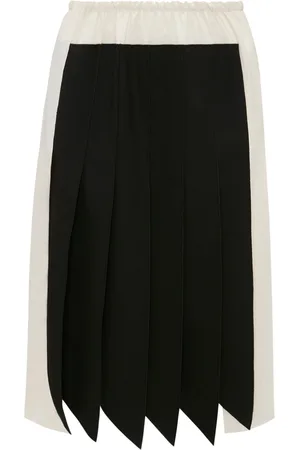 Victoria Beckham Falda midi con pliegues