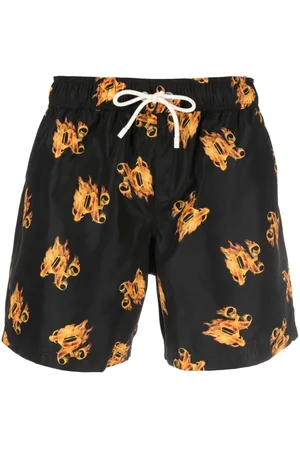 Palm Angels Bañador Burning con monograma